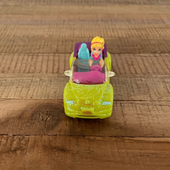 vintage 2007 polly pocket sparkle green car - Picture 2 of 3